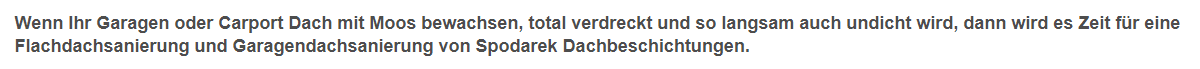Garagendachsanierungen
